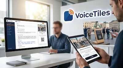 Working at VoiceTiles office